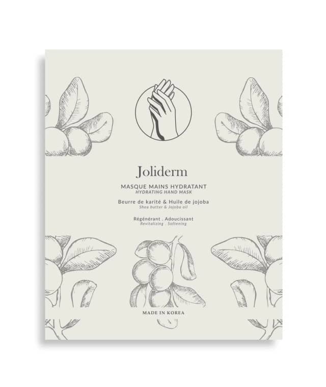 Set Duo, Joliderm, Joliderm, Shea Butter And Coconut Oil, Hydrating & Softening, Hand Sheet Mask, 2 pcs, 2