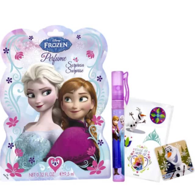 Set Disney: Frozen, Body Stickers, All Over The Body + Frozen, Cardboard Bookmark + Frozen, Eau De Toilette, For Girls, 9.5 ml